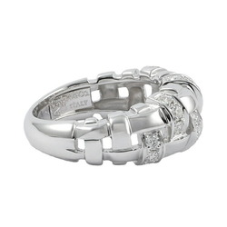 Tiffany Woven K18WG White Gold Ring