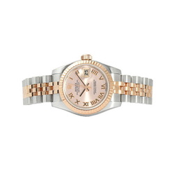 Rolex Datejust 26 179171 Pink/Roman Dial Watch Ladies