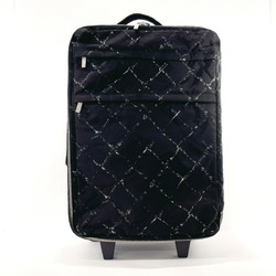 CHANEL Old Travel Line Carry Bag Nylon Ladies Black