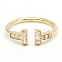 Tiffany T Wire Ring Pink Gold (18K) Diamond Band Ring