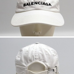 Balenciaga embroidery baseball cap L size white