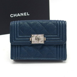 Chanel boy best sale compact wallet