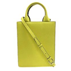 Valextra N669775 2WAY Shoulder Bag Handbag Yellow Ladies