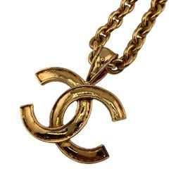CHANEL 94P chain here mark necklace gold unisex
