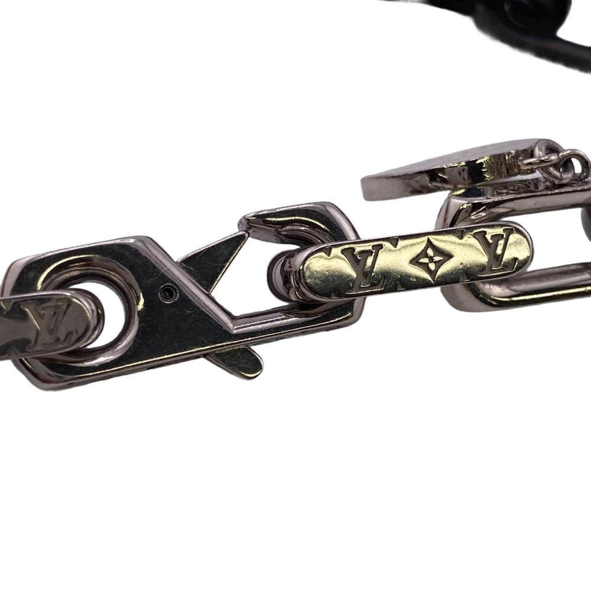 LOUIS VUITTON M01087 Collier Monogram Chain Infinity Dot LV×YK Necklace Silver Unisex