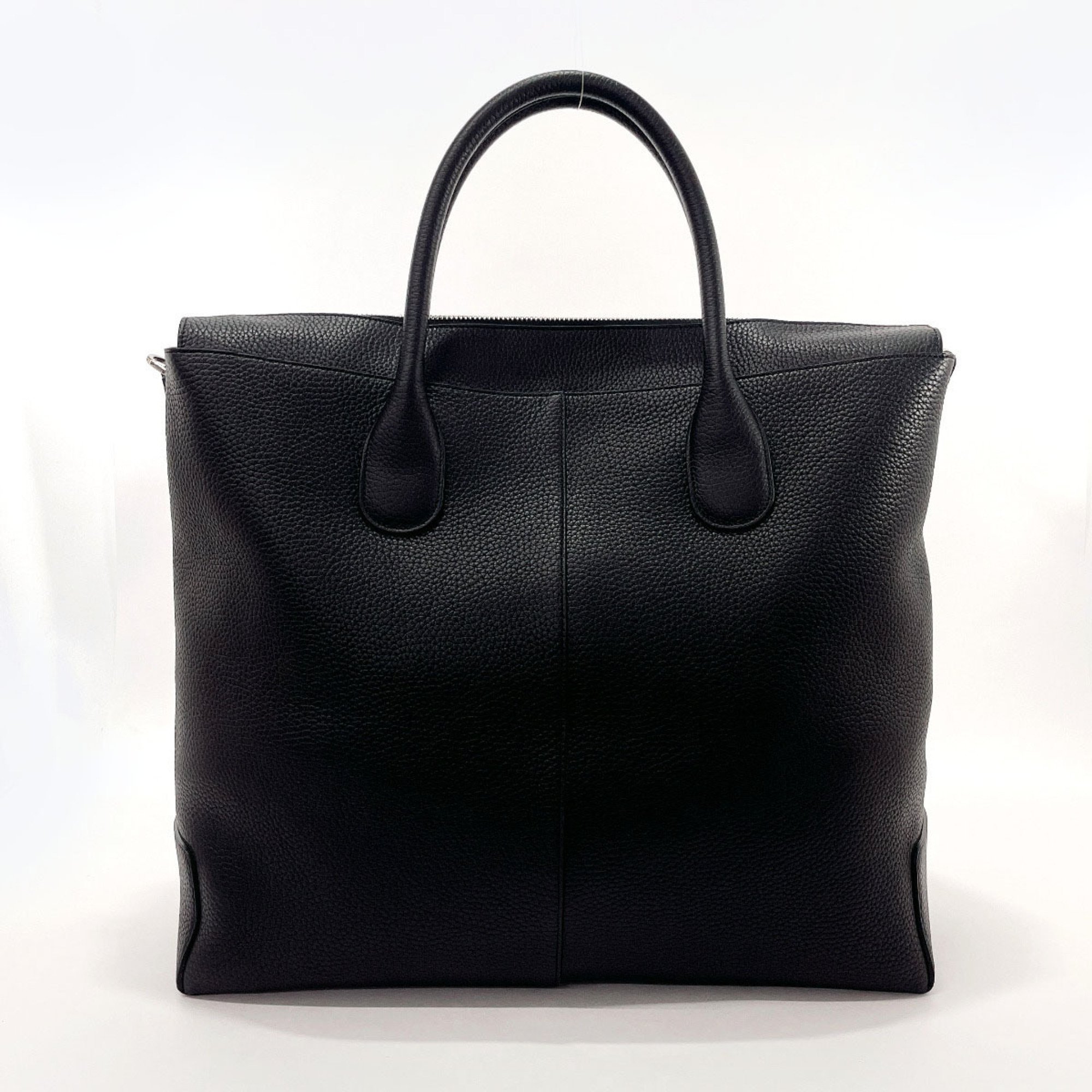 Tod's Tod’s DI BAG WEEKEND Travel Bag Tote Leather TOD’S Ladies Black
