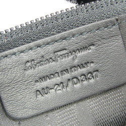 Salvatore Ferragamo Vara AU-21 D337 Women's Leather Shoulder Bag Black