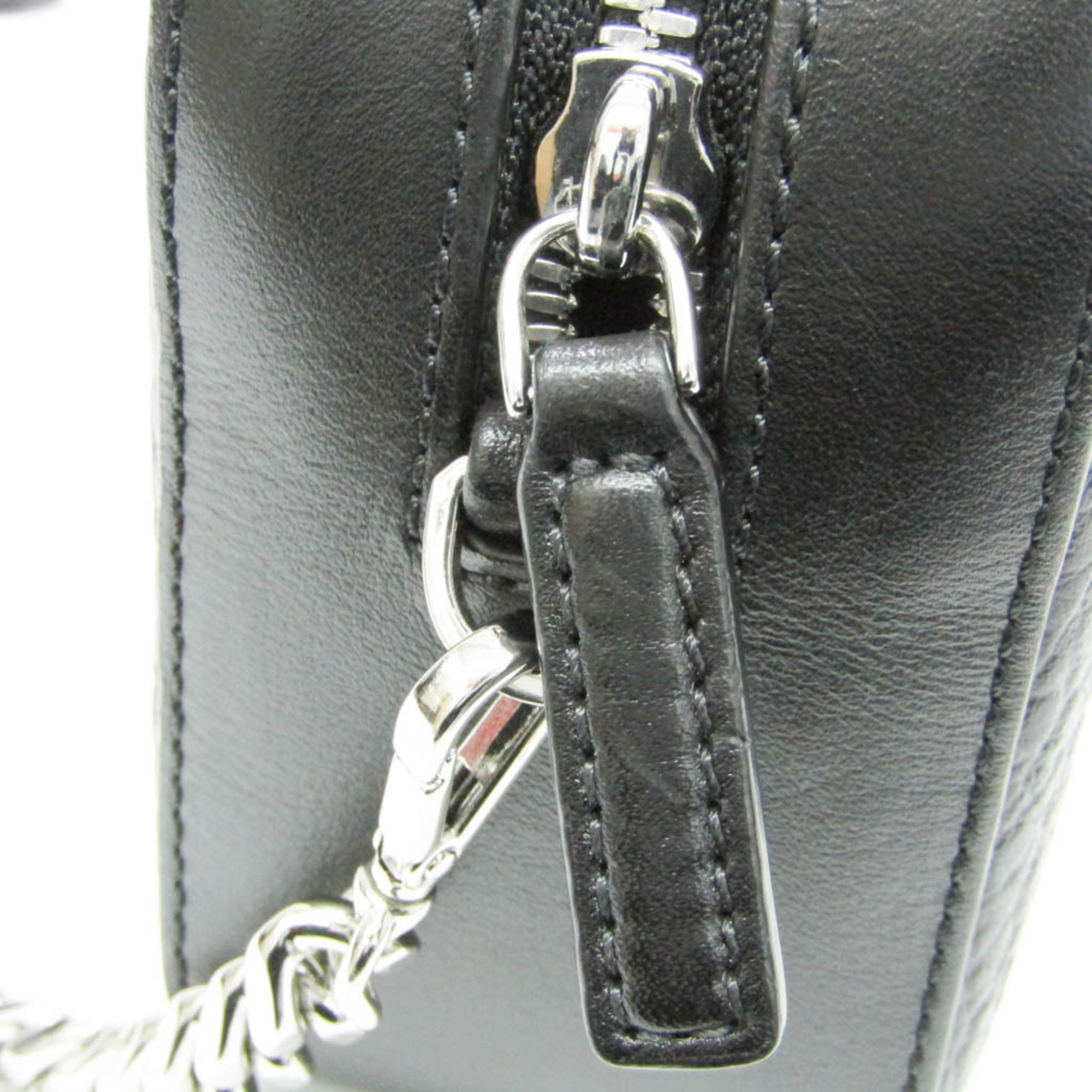 MCM Camera Bag In Visetos Original MYZ9SVI97BK001 Women's Leather Shoulder Bag Black,Gray