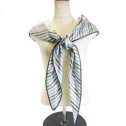 Hermes LOSANGE GM Women's Silk Stole Gray,Light Blue,Navy,White