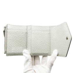 Maison Margiela S56UI0136 Men,Women Leather Wallet (tri-fold) Light Gray