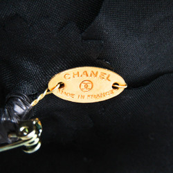 Chanel Camellia Metal,Textile Corsage Black,Gold