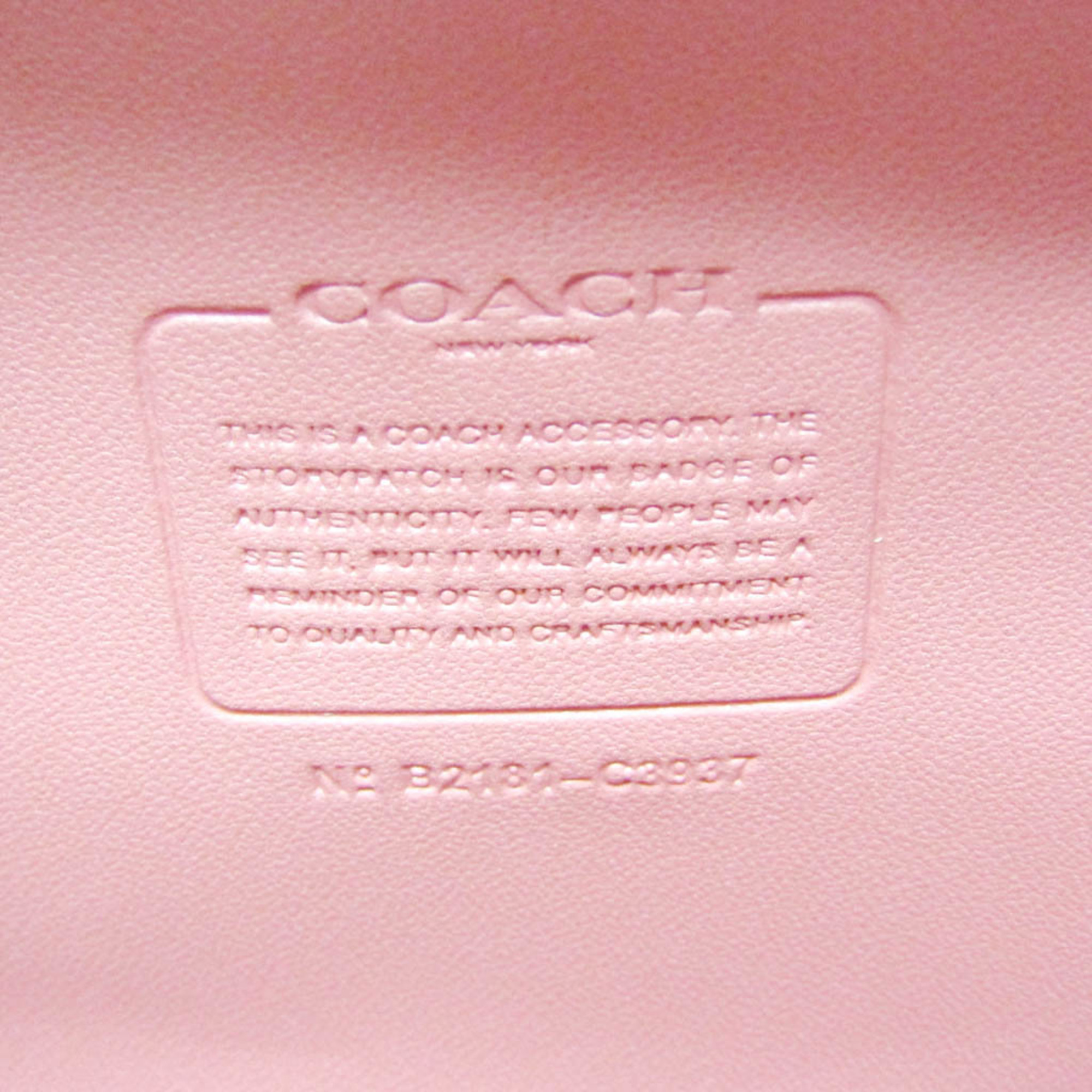 Coach Signature Ally C3937 Women's Canvas,Leather Fanny Pack,Shoulder Bag Light Pink
