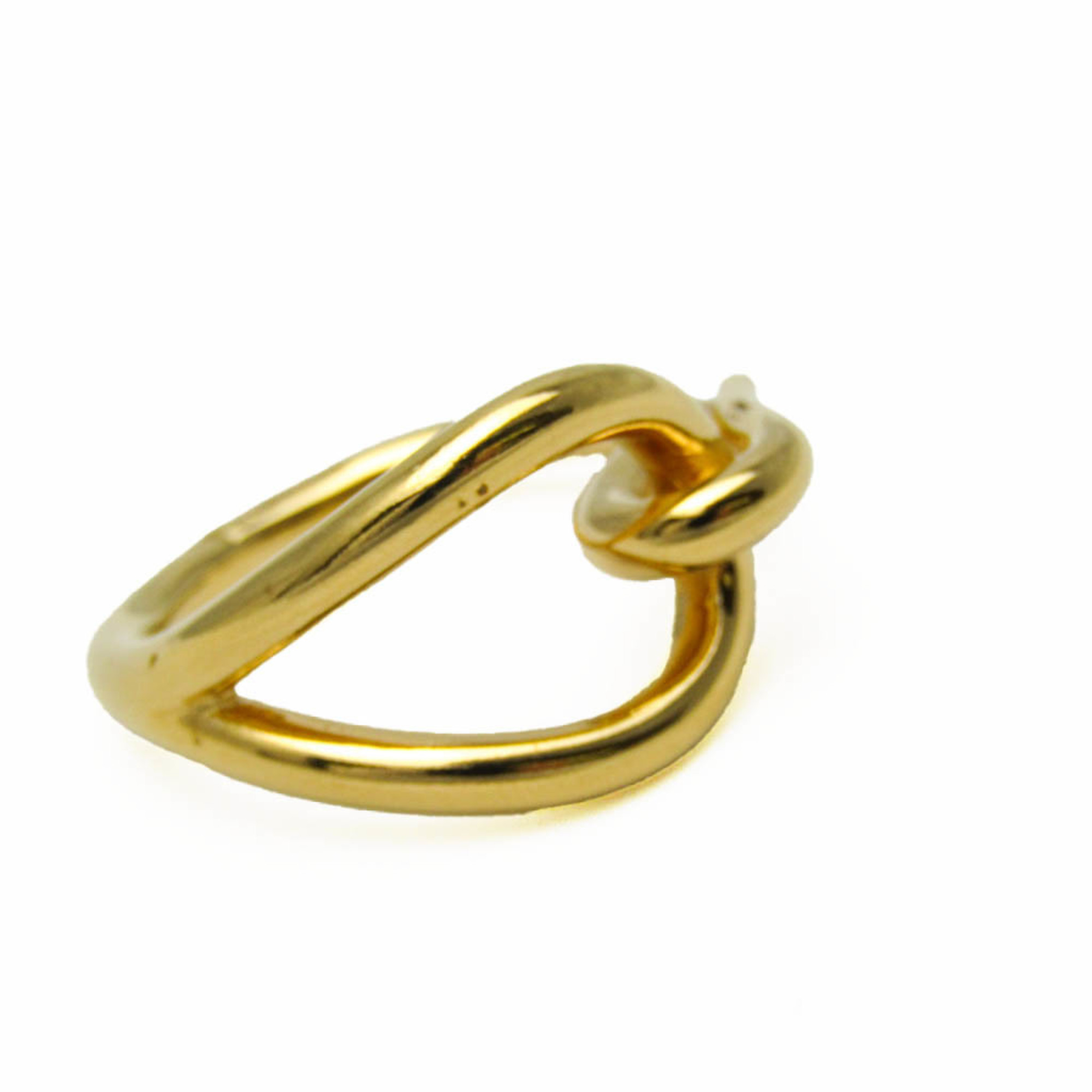 Hermes Metal Scarf Ring Gold jumbo