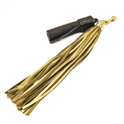 Louis Vuitton Metal Handbag Charm Dark Brown,Gold Bijou Sack Rainbow Pom Pom Tassel M66165