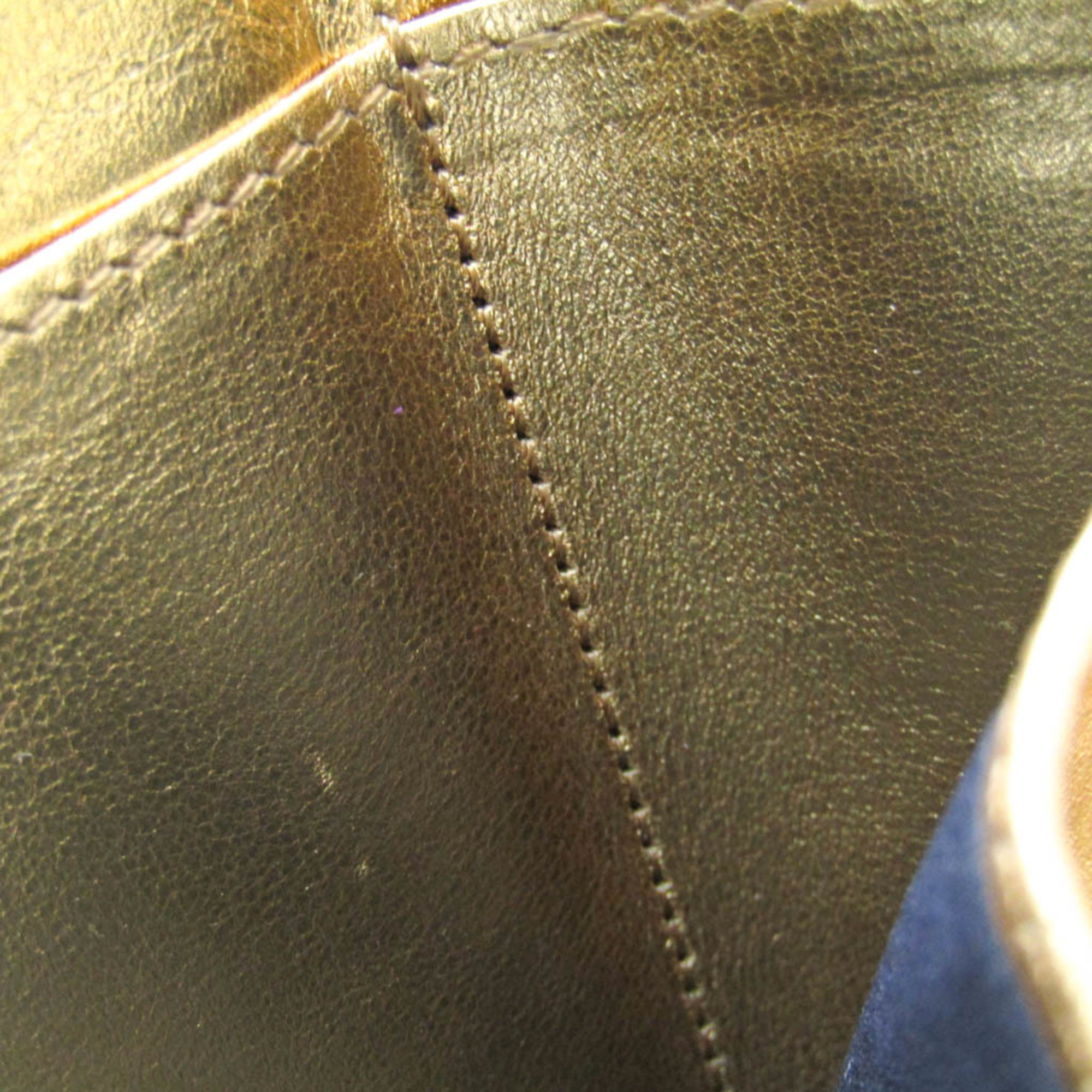 Fendi PEEKABOO 8M0426 Women's Leather Wallet (tri-fold) Gold,Light Pink