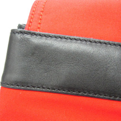 Valentino Garavani PY2B0612YPD Women,Men Canvas,Leather Backpack Black,Red Color