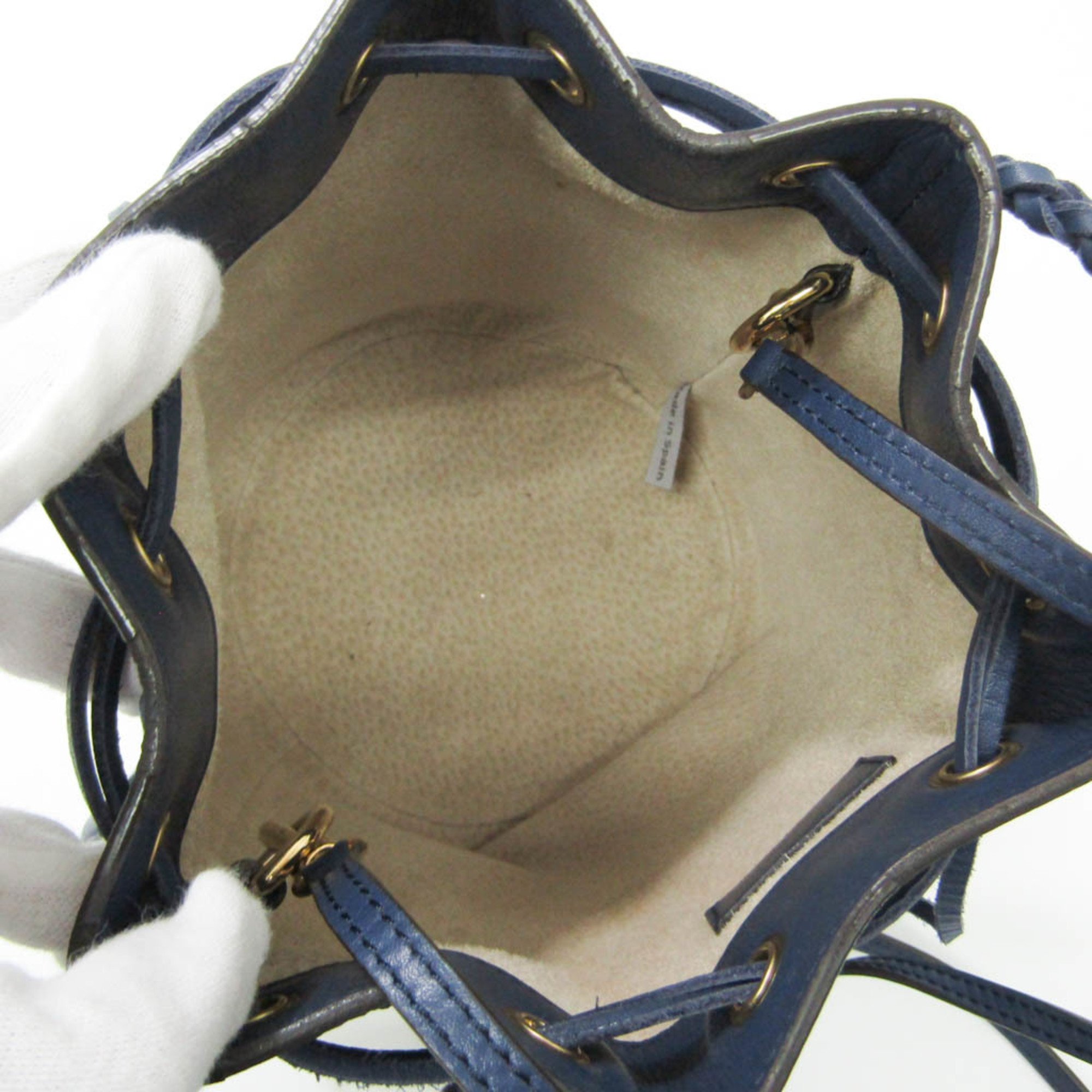 J&M Davidson Carnival Women's Leather Shoulder Bag,Tote Bag Navy