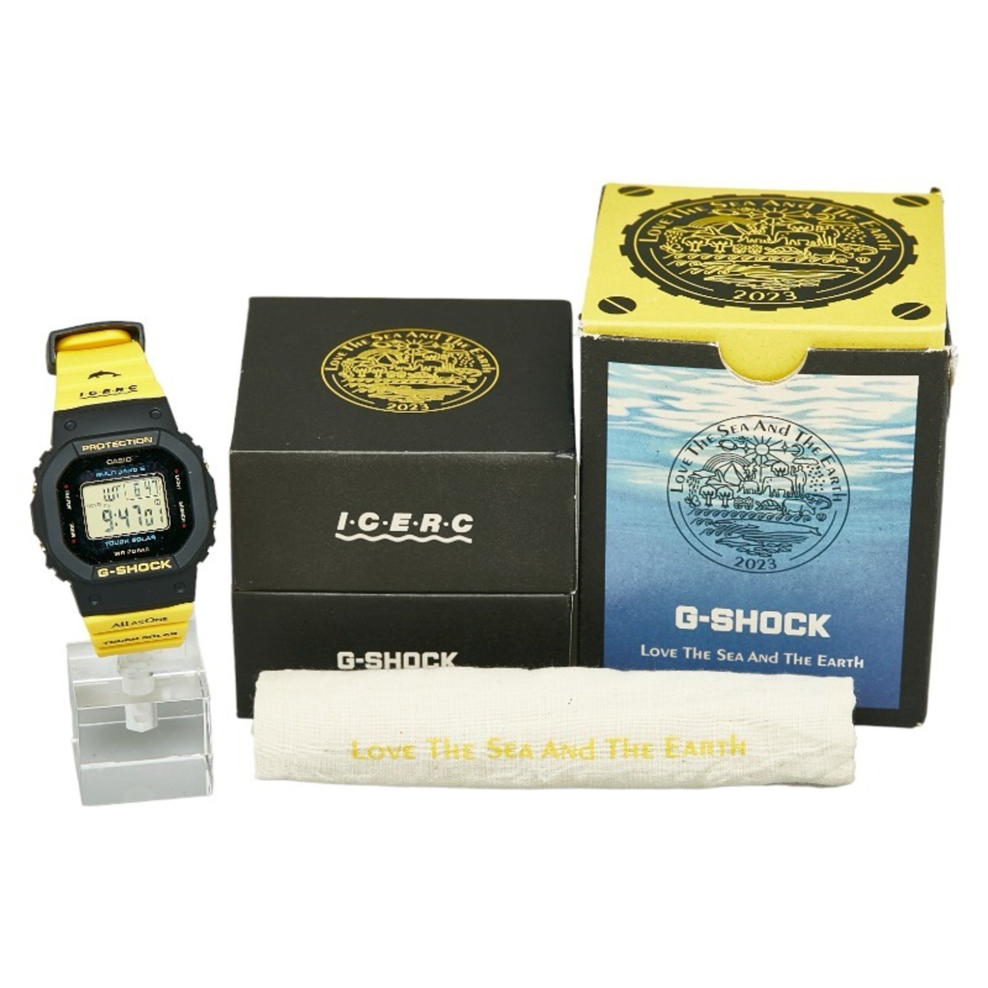 Casio G-SHOCK G-Shock Eye Search Japan Collaboration Model Watch GMD-W5600K Solar Radio Digital Dial Biomass Plastic Ladies CASIO