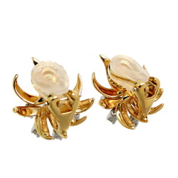 Tiffany Jean Schlumberger Diamond Frame Women's Earrings 750 Yellow Gold