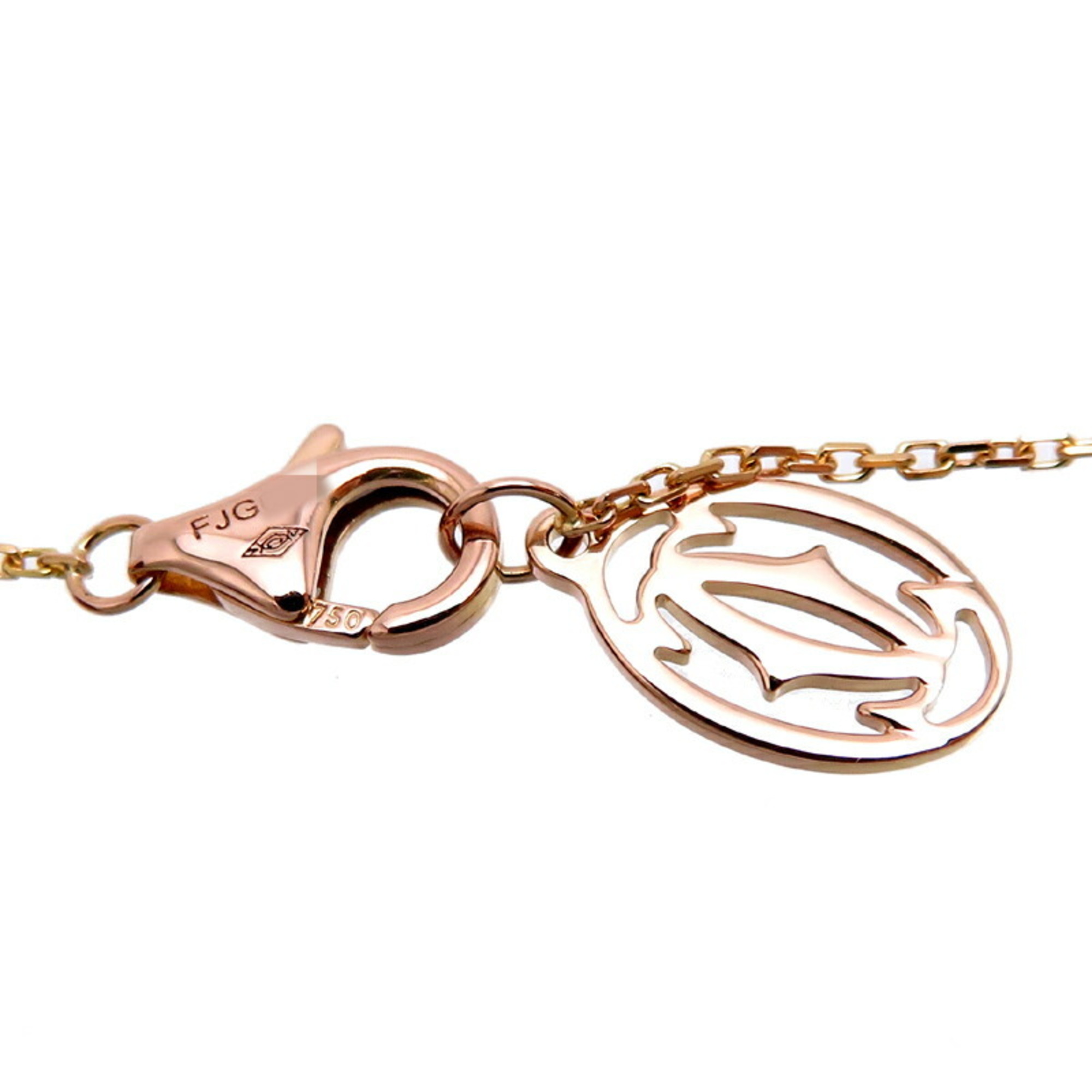 Cartier C de Diamond Ladies Necklace N7413800 750 Pink Gold