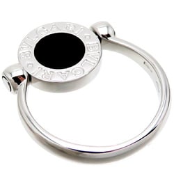 Bulgari 750WG Bvlgari Flip Women's Ring 750 White Gold No. 7.5