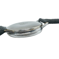 Junghans 15JEWELS External Belt Watch Manual Winding Black White Dial Stainless Steel Ladies JUNGHANS