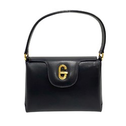 GUCCI Old Gucci Vintage G Logo Turnlock Hardware Leather Genuine Handbag Mini Tote Bag