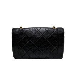 CHANEL Diana Flap 25cm Matelasse Lambskin Leather Mini Shoulder Bag Black