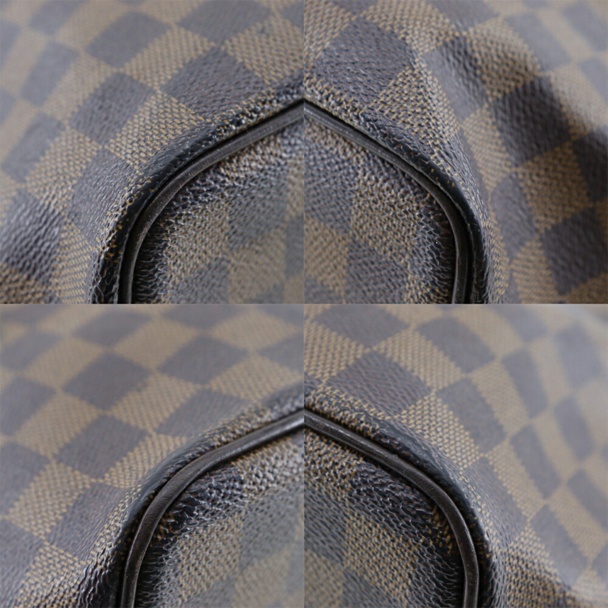 LOUIS VUITTON Westminster GM Shoulder Bag N41103 Damier Canvas Made in France 2013 Brown DR0193 A4 Zipper Women's