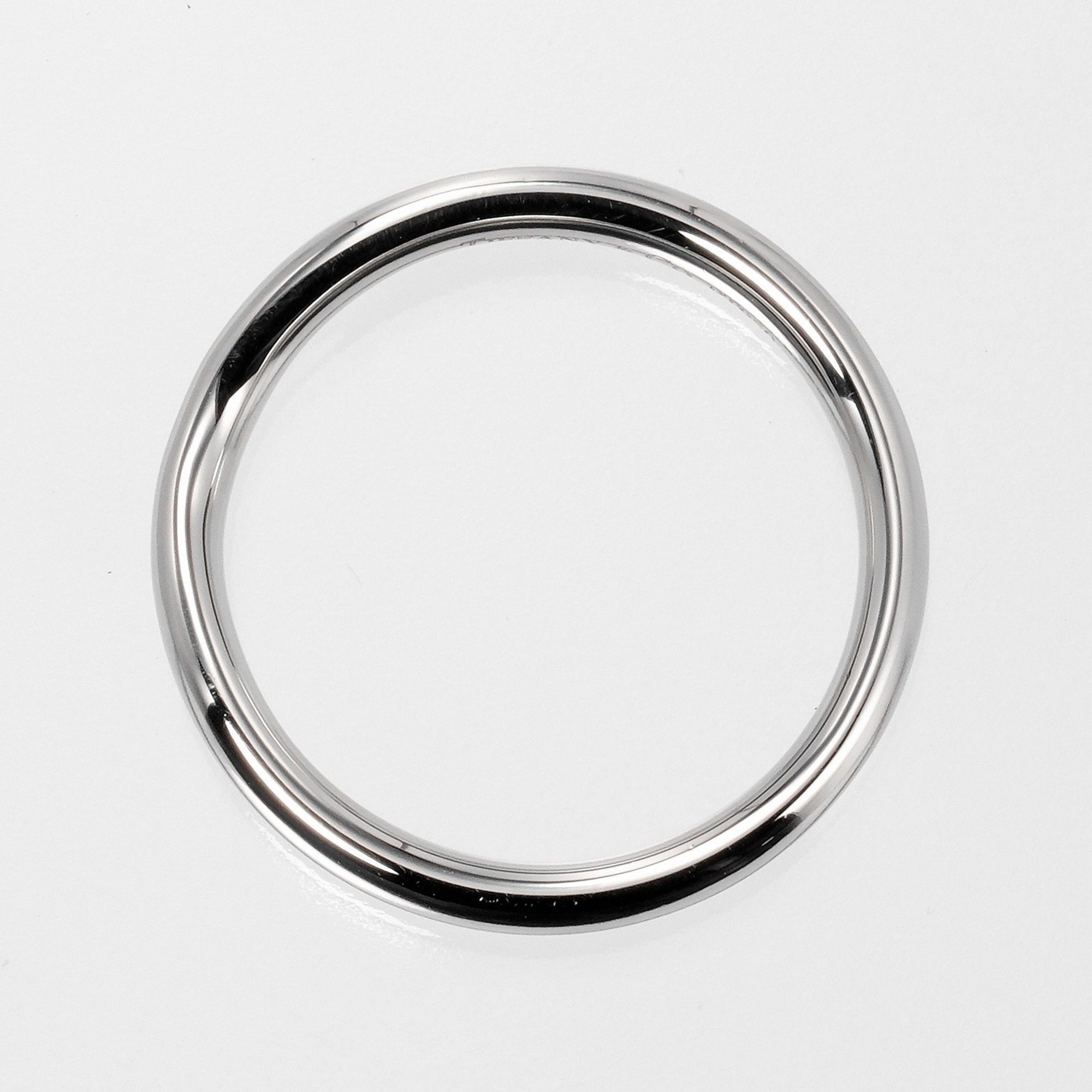 Tiffany TIFFANY&Co. Curved Band Ring 3mm No. 15 6.71g Pt950 Platinum