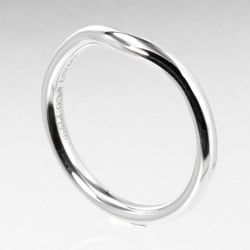 Tiffany Curved Band Ring 2mm No. 9 3.87g Pt950 Platinum TIFFANY&Co.