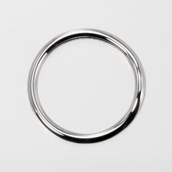 Tiffany Curved Band Ring 2mm No. 9 3.87g Pt950 Platinum TIFFANY&Co.