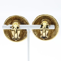 CHANEL Cambon Earrings 31 RUE CAMBON Vintage Gold Plated Made in France Women's