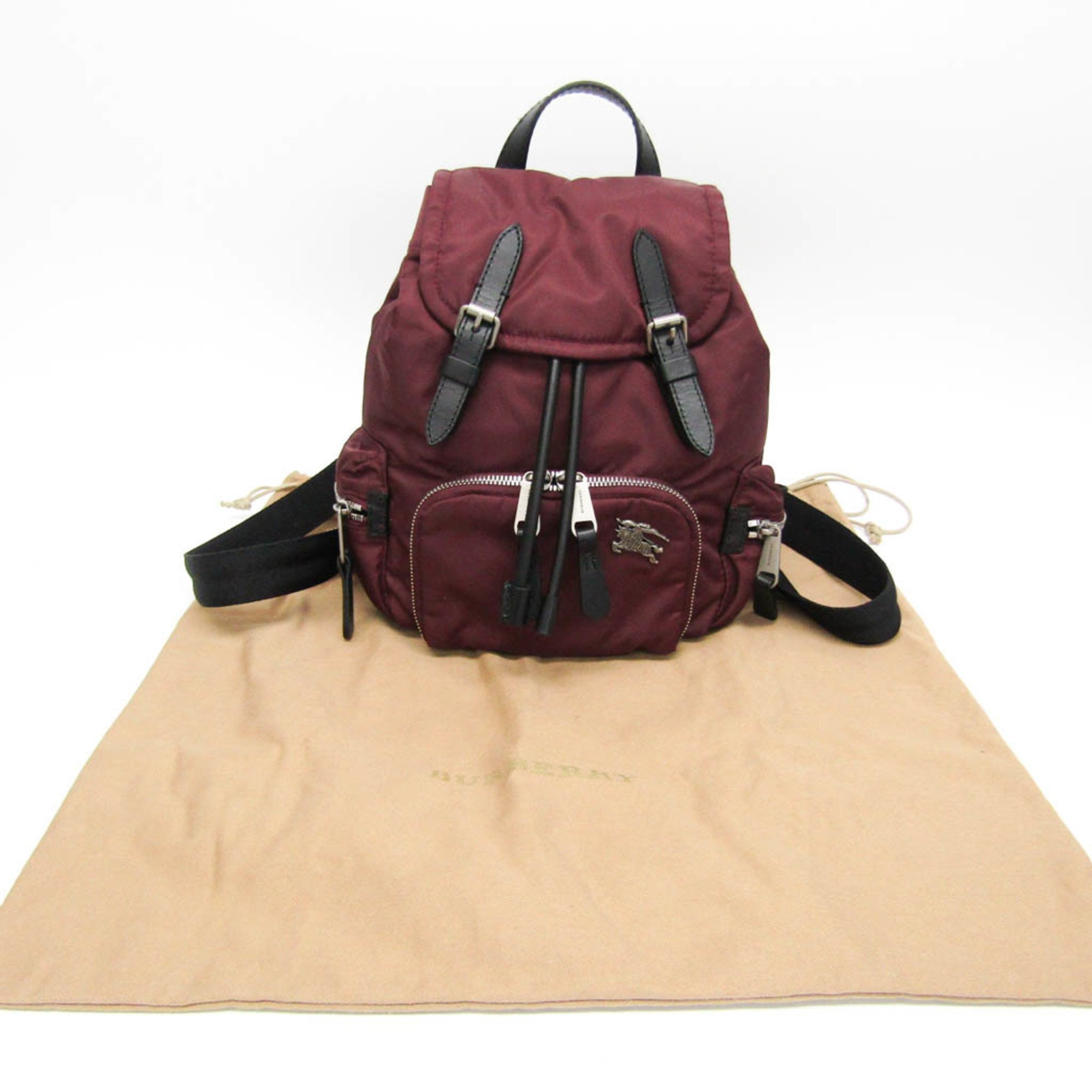 Burberry 8006717 Women's Nylon Backpack Bordeaux