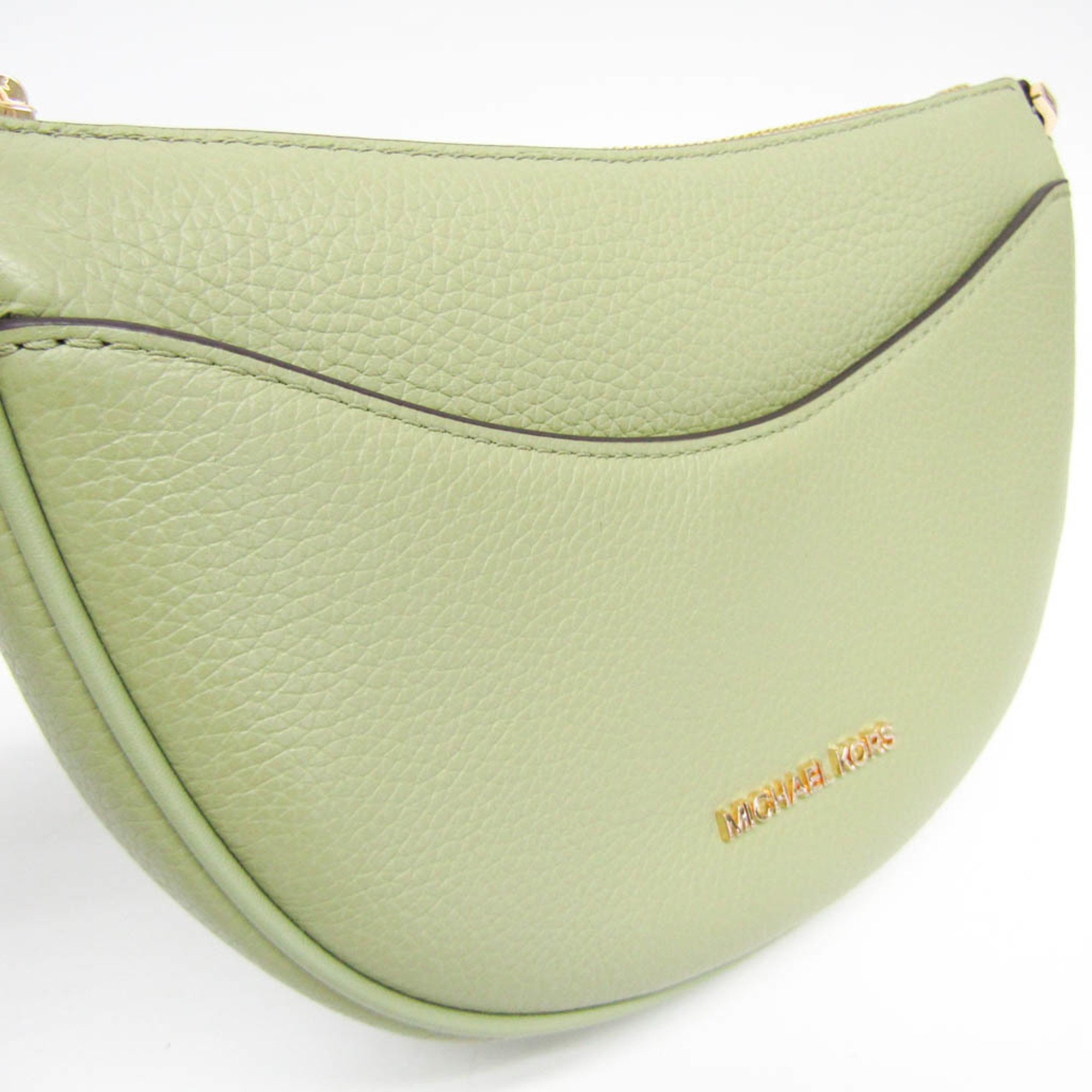 Michael Kors DOVER 35R3G4DC5L Women's Leather Shoulder Bag Green