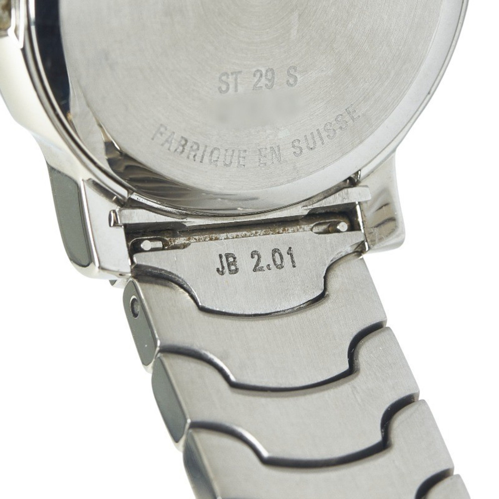 Bvlgari Solo Tempo Watch ST29S Quartz Silver Dial Stainless Steel Ladies BVLGARI