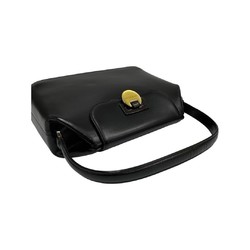 GIVENCHY Givenchy Reversible Logo Hardware Leather Genuine Handbag Mini Tote Bag Black
