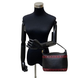 SAINT LAURENT Yves Saint Laurent YSL Logo Hardware Leather Genuine Cutout Handbag Mini Tote Bag Black