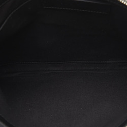 Balenciaga Navy Clip M Second Bag Clutch 420407 Ivory Black Canvas Leather Ladies BALENCIAGA
