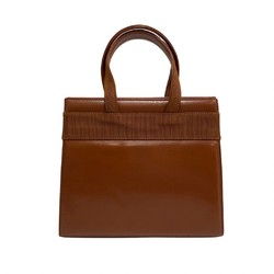 Salvatore Ferragamo Vara Ribbon Calf Leather 2way Handbag Shoulder Bag Brown