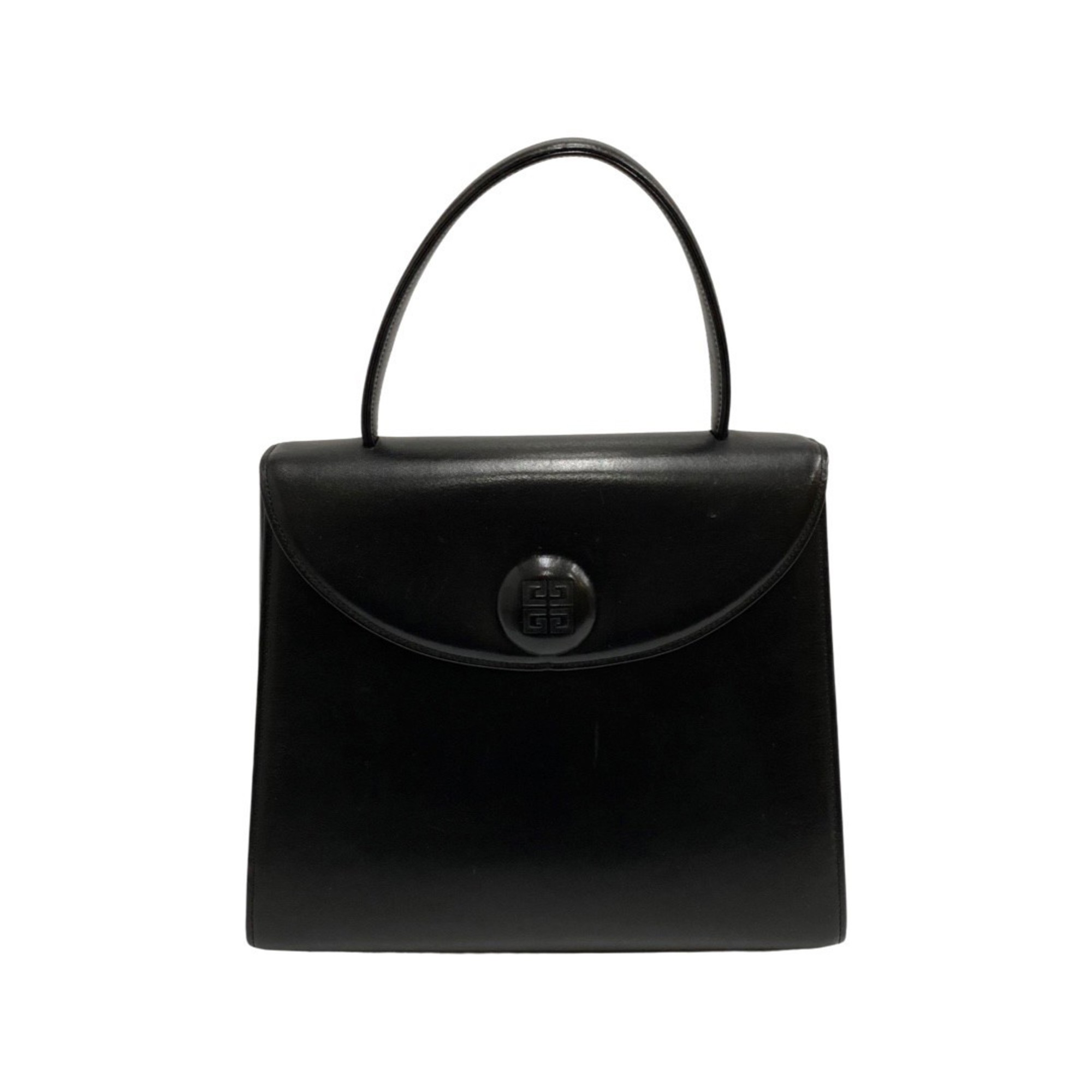 GIVENCHY Givenchy 4G logo metal fittings leather genuine handbag mini tote bag black