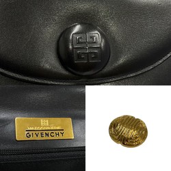 GIVENCHY Givenchy 4G logo metal fittings leather genuine handbag mini tote bag black