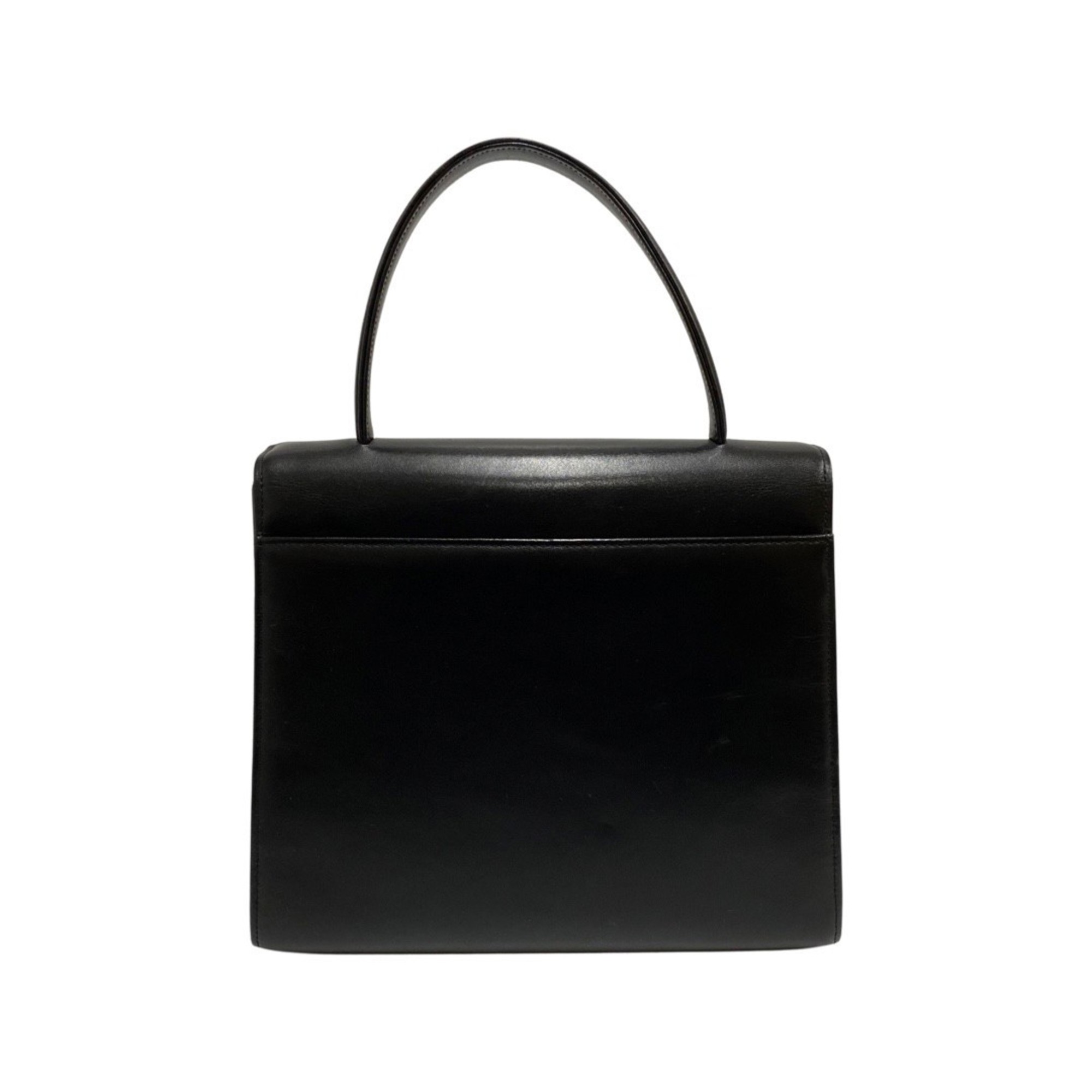 GIVENCHY Givenchy 4G logo metal fittings leather genuine handbag mini tote bag black