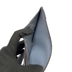 Salvatore Ferragamo Vara Ribbon Hardware Leather Genuine Bifold Wallet Mini Blue
