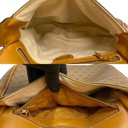 GUCCI Gucci Old Vintage Micro GG Logo Hardware Leather Mini Shoulder Bag Pochette Brown