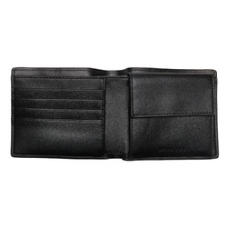 Michael Kors BLLFLD W COIN PKT MK Signature Bifold Wallet 36R3LCOF3U Black Multicolor PVC Leather Women's