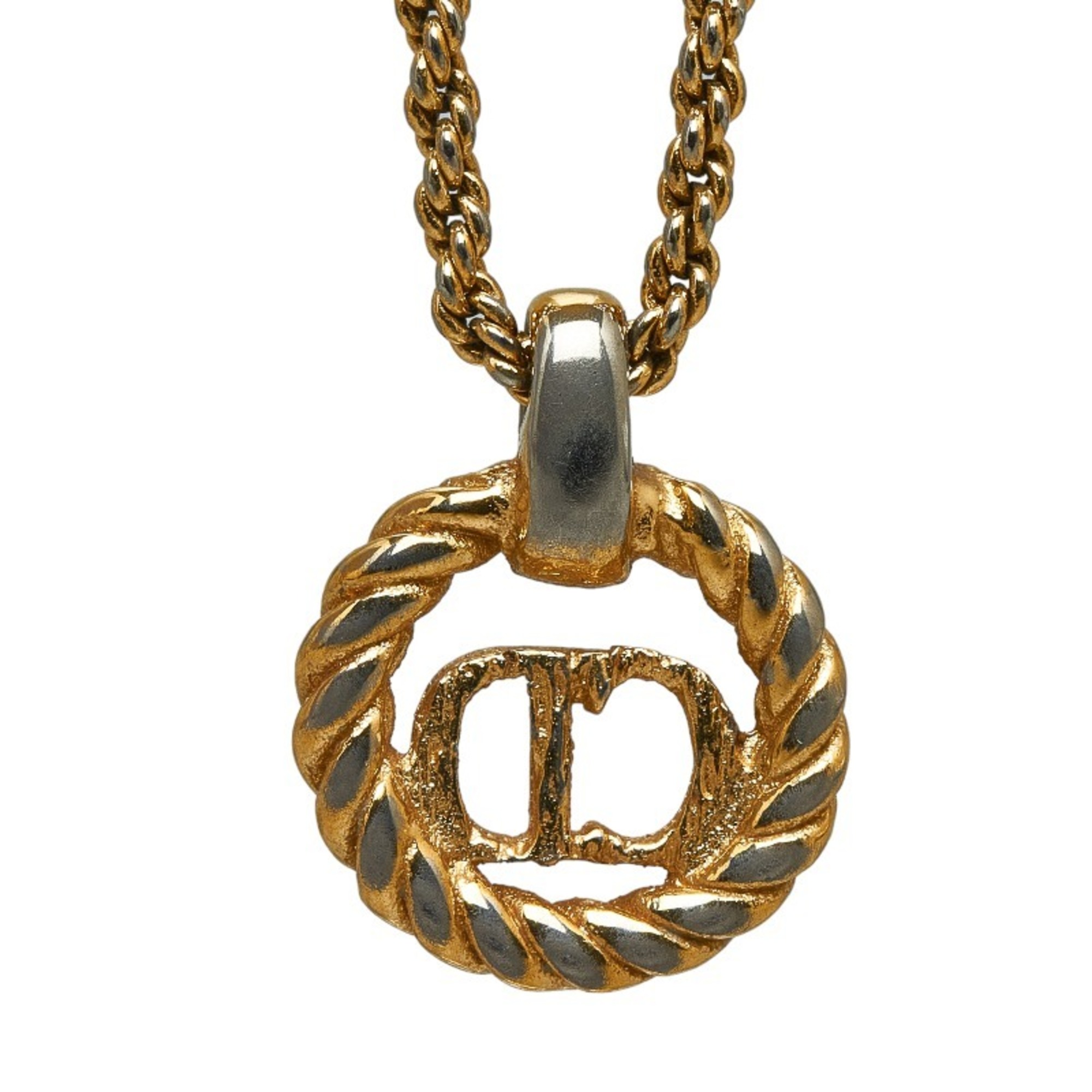 Christian Dior Dior necklace gold plated ladies