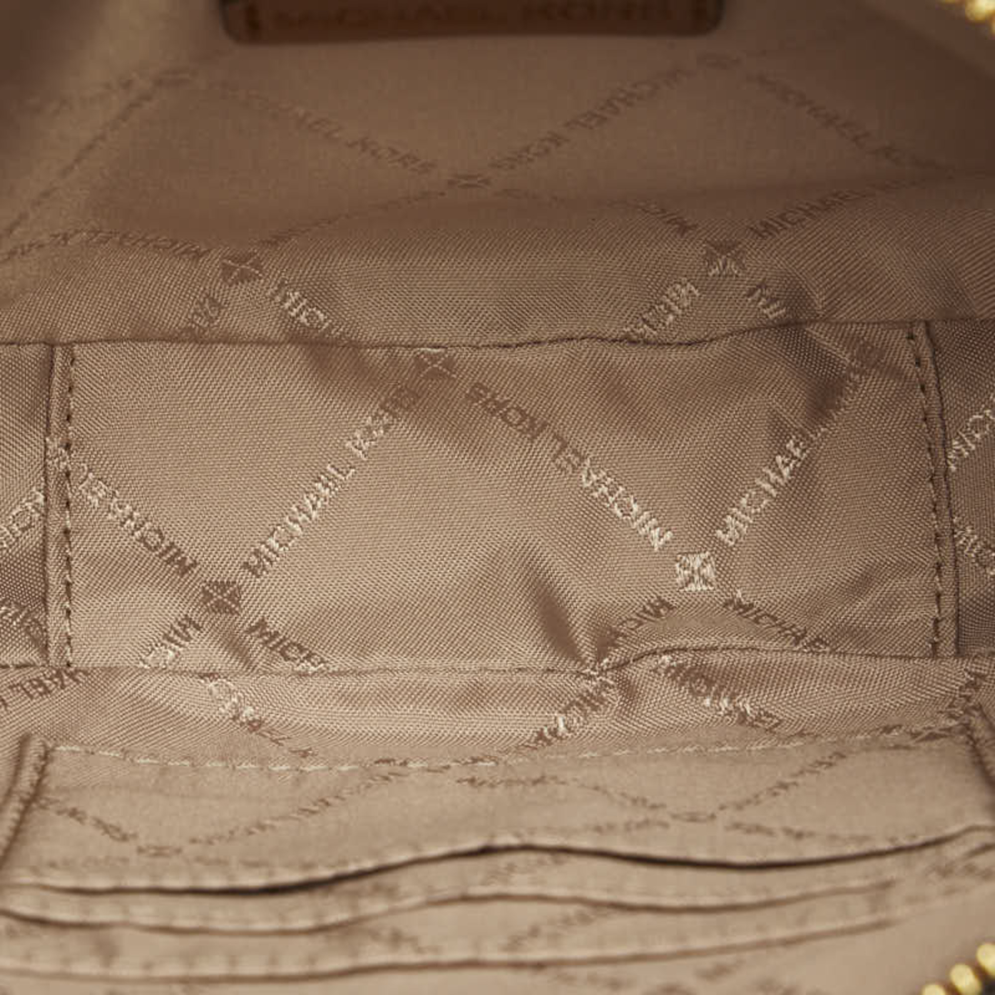 Michael Kors Dover Small Half Moon Shoulder Bag 35R3G4DC5L Brown Leather Women's