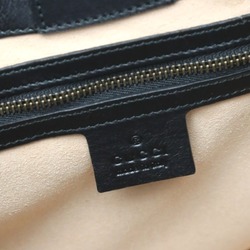 GUCCI tote bag leather GG Marmont 453569 Gucci black