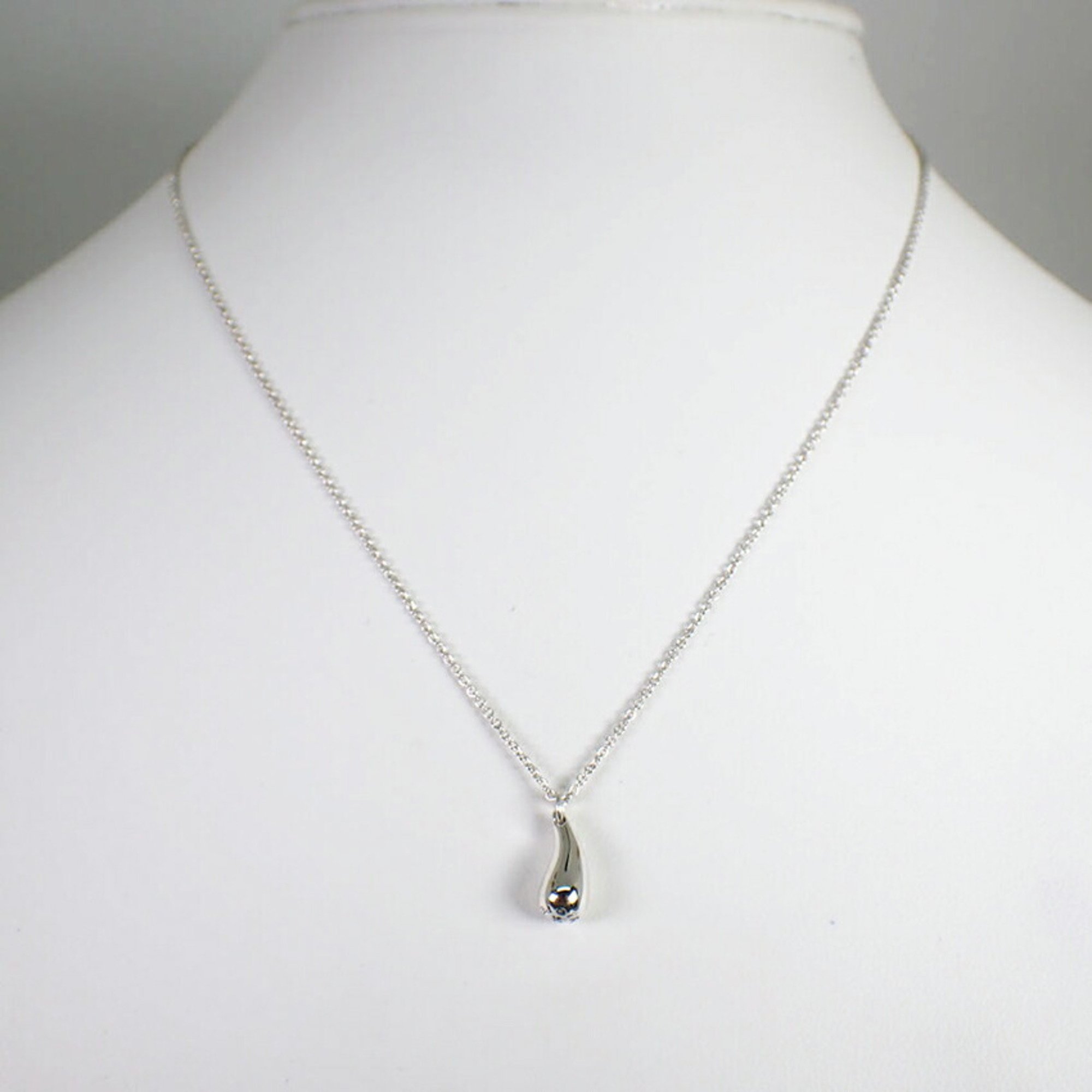 TIFFANY 925 teardrop pendant necklace